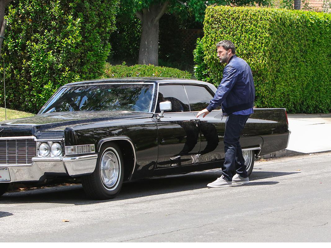 Ben Affleck and his 1970 black Cadillac