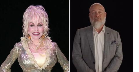 Split photo of Dolly Parton & Bryan Seaver