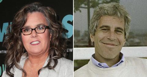 Photo of Rosie O'Donnell and Jeffrey Epstein
