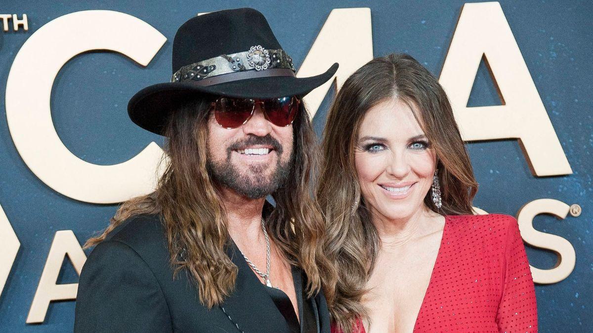 Image of Elizabeth Hurley said she loved gardening while Billy Ray Cyrus enjoyed the outdoors.