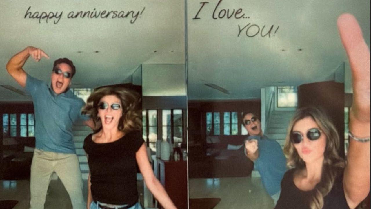 image of Cook shared a sweet anniversary post celebrating the pair's third wedding anniversary.