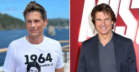 Composite photo of Rob Lowe and Tom Cruise.