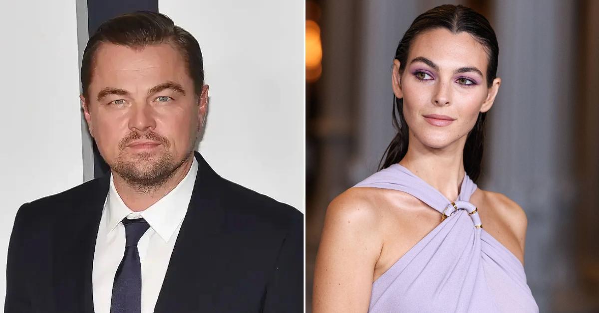 Composite photo of Leonardo DiCaprio and Vittoria Ceretti