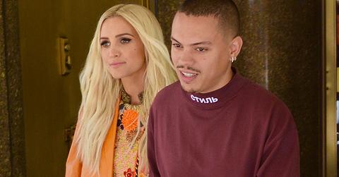 Ashlee simpson evan ross leave nbc studios pics