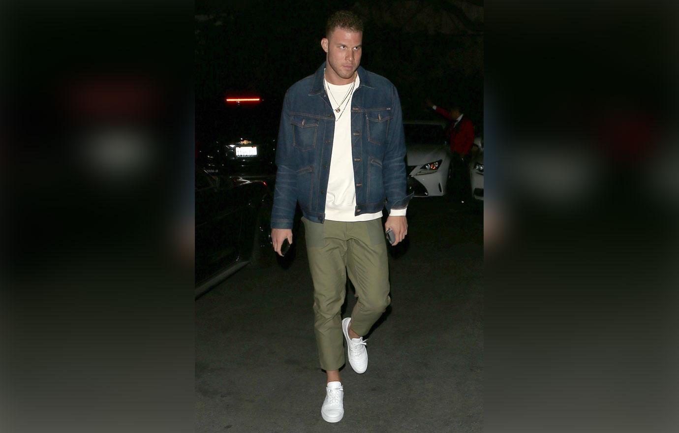 Blake Griffin arrives at Delilah for a night of fun