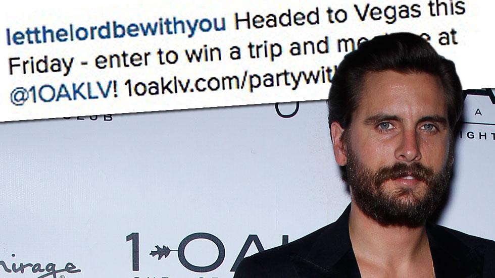 Scott disick first party host gig since breakup