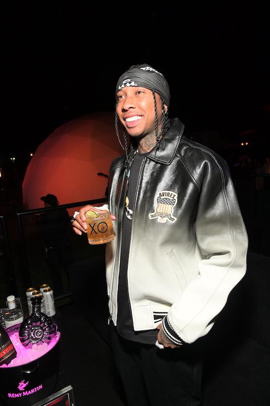 tyga at remy martin x nylon house xo night at coachella