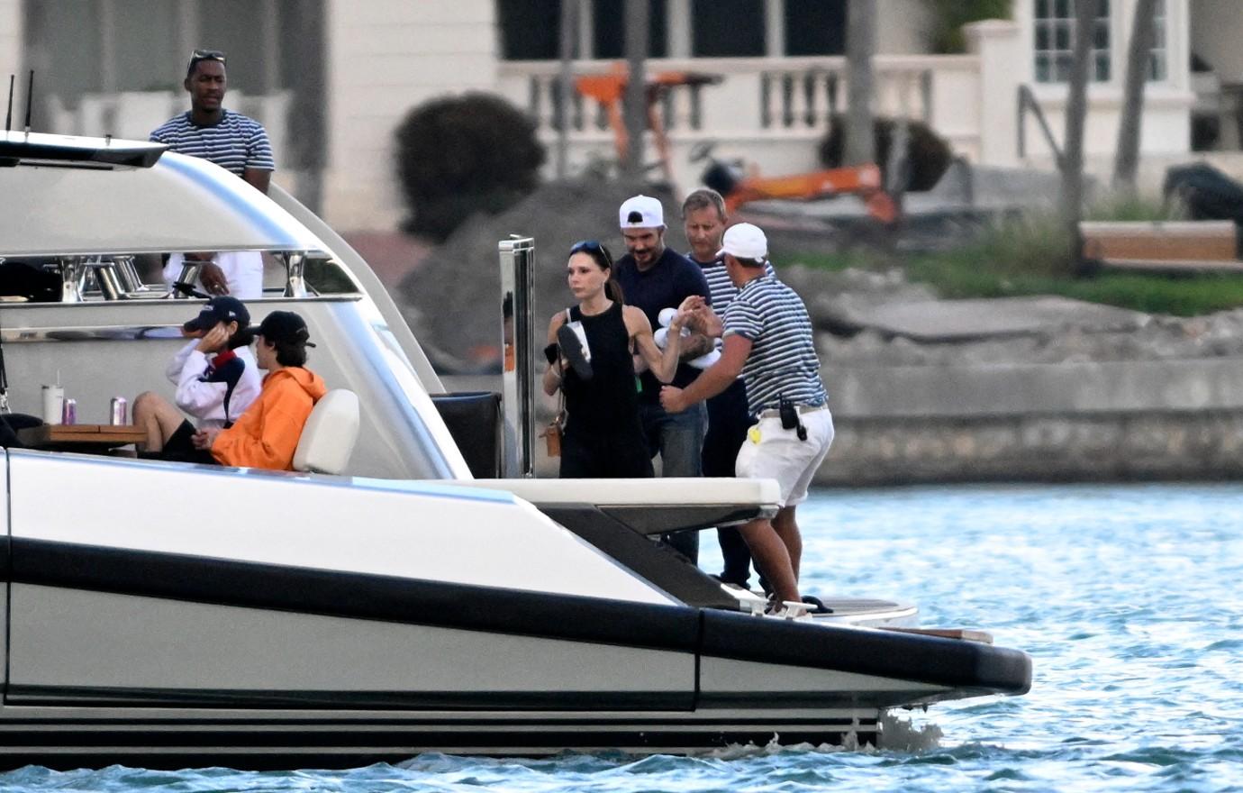 david victoria beckham yacht