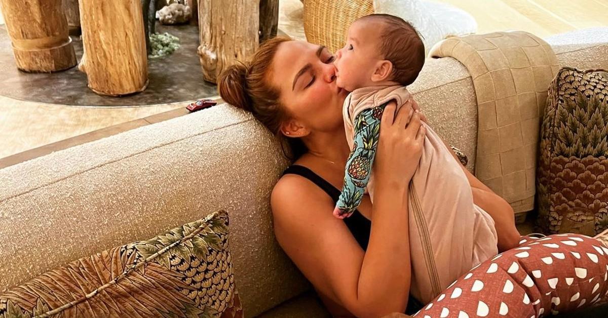 Chrissy Teigen Teases Baby Esti's Adorable Tiny Toes: Photos
