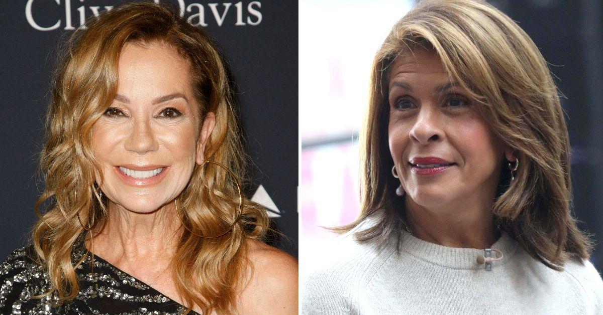split image of Kathie Lee Gifford and Hoda Kotb