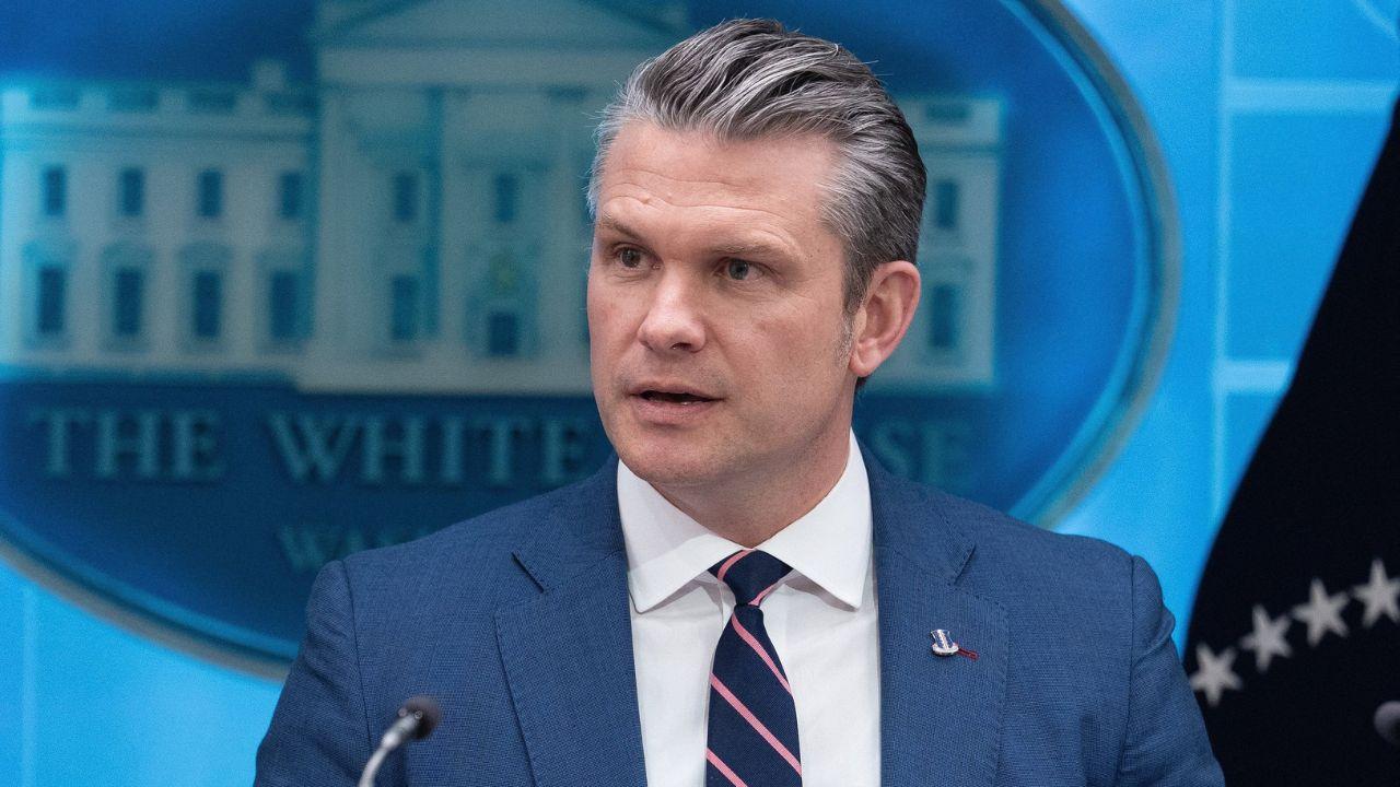 Image of investigators had said earlier posts from the X account included photographs of Pete Hegseth and his children.