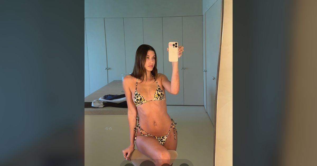hailey bieber skimpy bikini divorce rumors photos