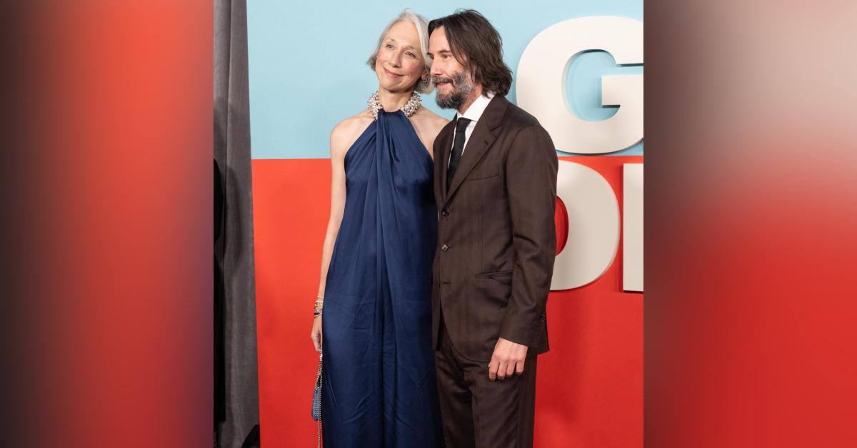 Photo of Keanu Reeves and girlfriend Alexandra Grant got dolled up for the premiere of his movie 'Good Fortune.'