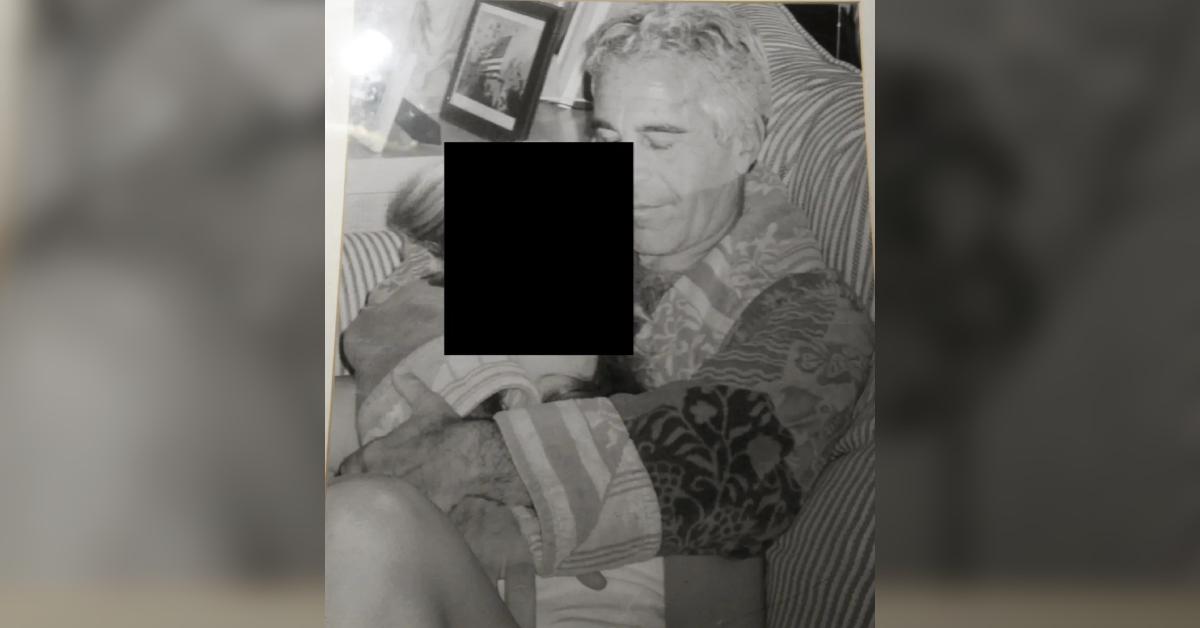 Image of Jeffrey Epstein was seen cuddling a little girl.