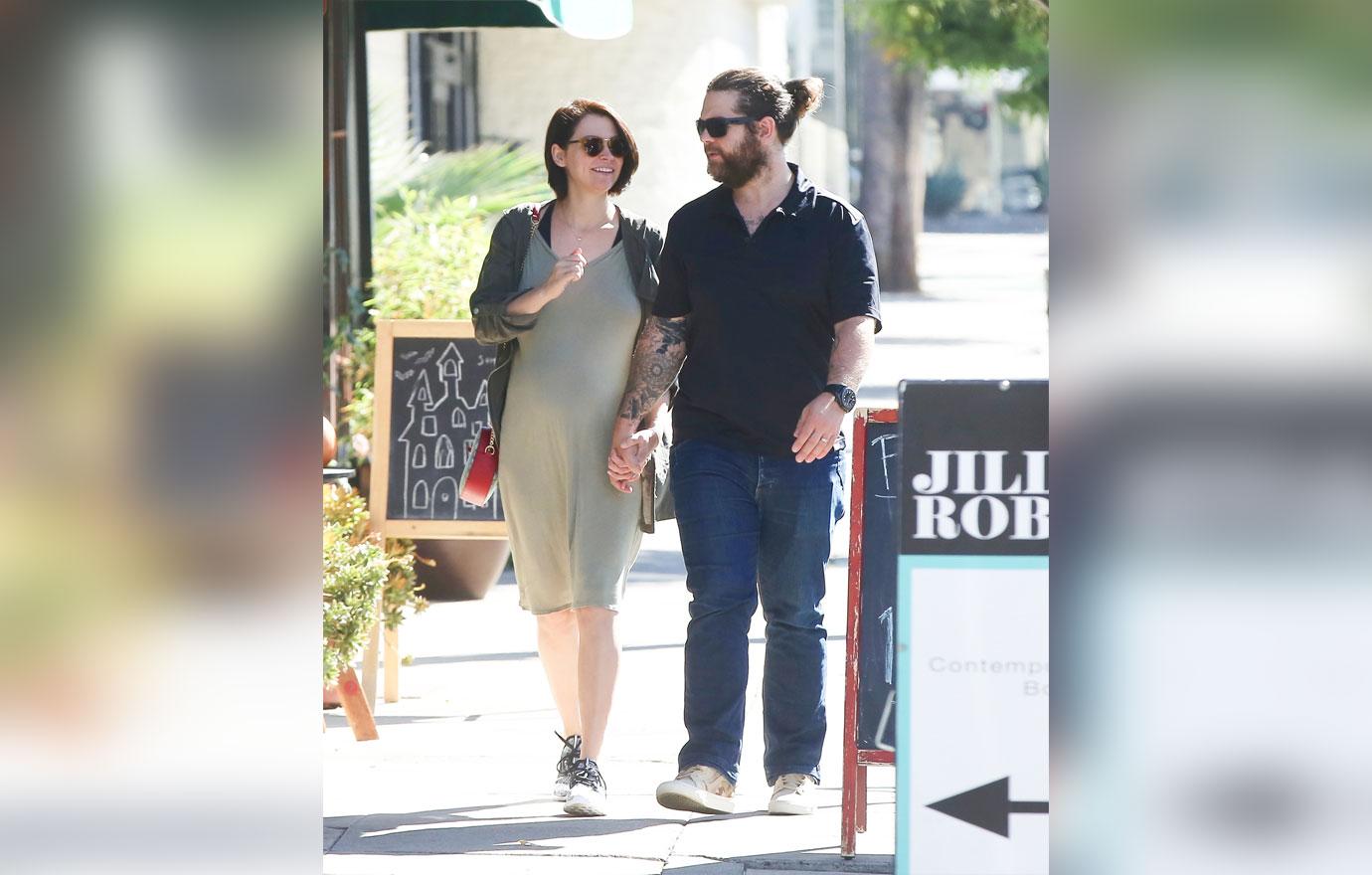 jack osbourne walking with wife