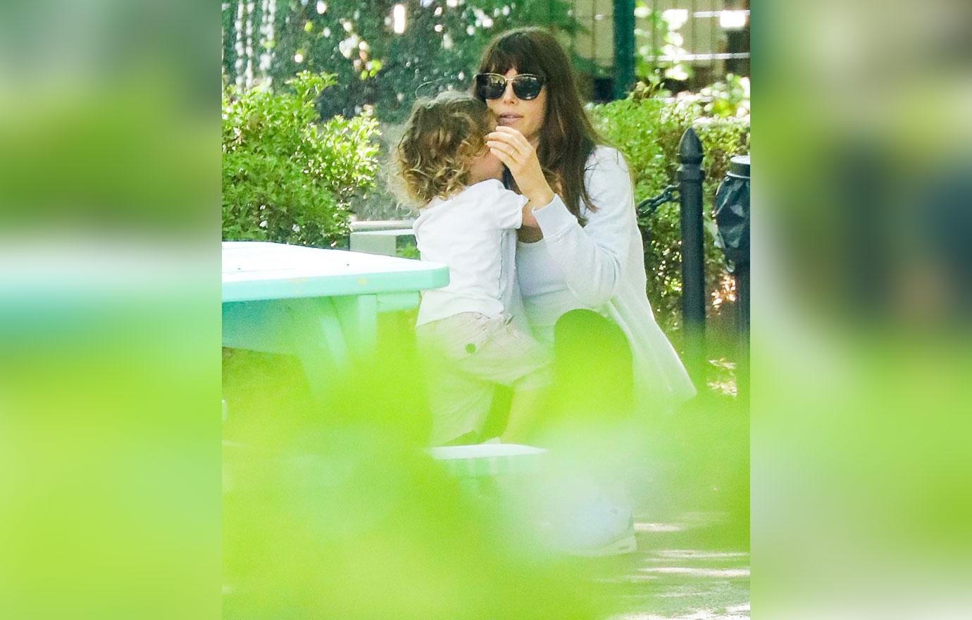 Jessica biel justin timberlake son silas milestone 4