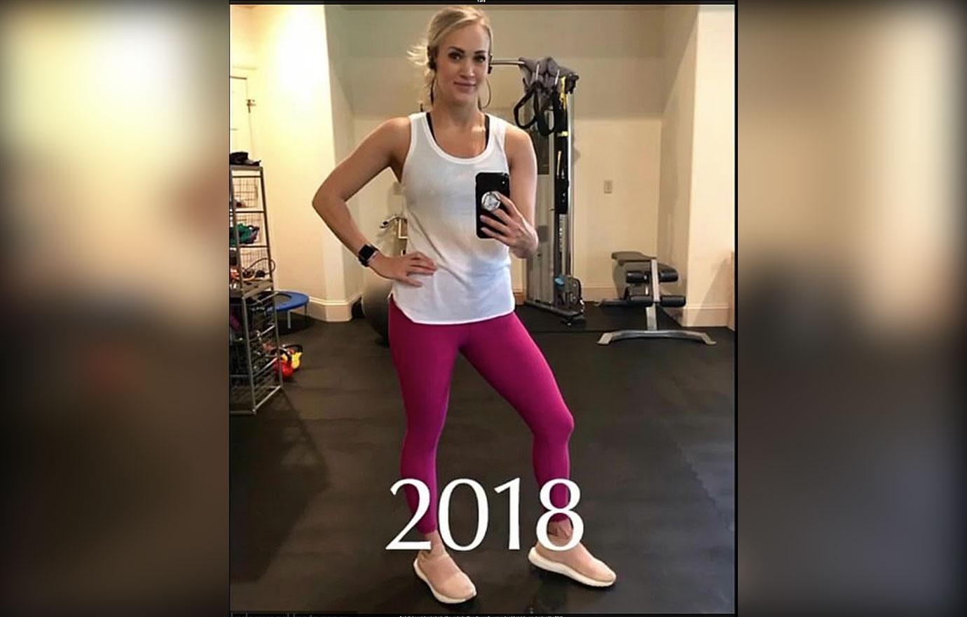 Carrie Underwood - Best intentions for the new year! CALIA by Carrie  #NewYearBestYou #StayThePath