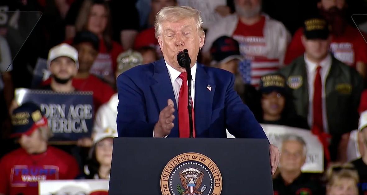 Photo of Donald Trump. 
