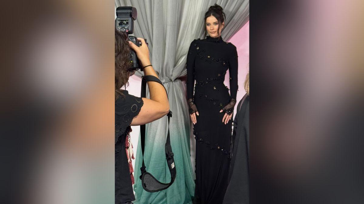 Image of Ella Bleu Travolta walked the pink carpet at the Fashion Trust U.S. Awards.