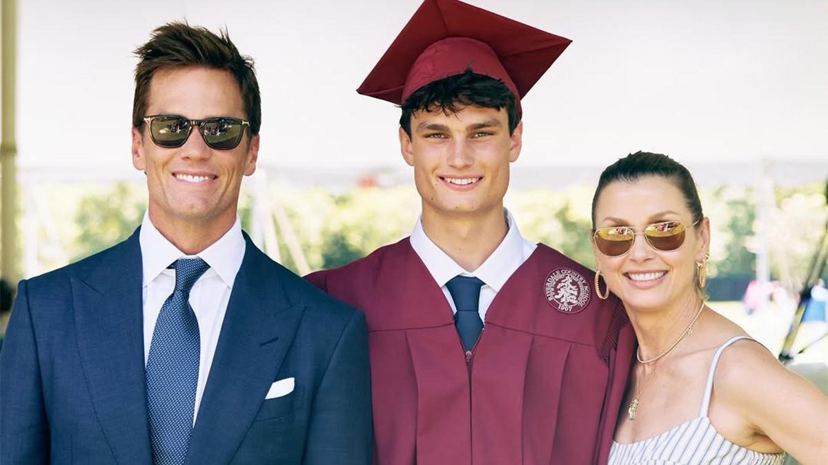Photo of Tom Brady, Jack Moynahan and Bridget Moynahan