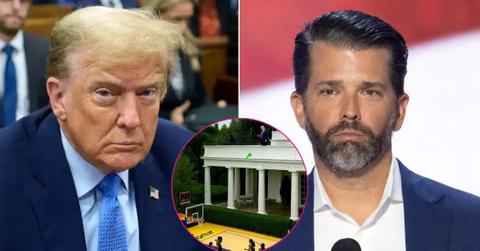 Split photo of Donald Trump and Donald Trump Jr.