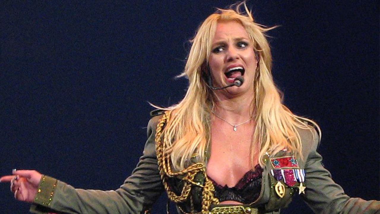 Photo of Britney Spears was seen recording a video from the backseat of a car as she left the New York City restaurant.