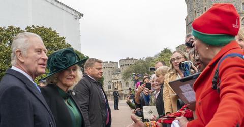 king charles looks better easter walkabout