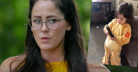 jenelle-evans-instagram-daughter-ensley-gun-photos