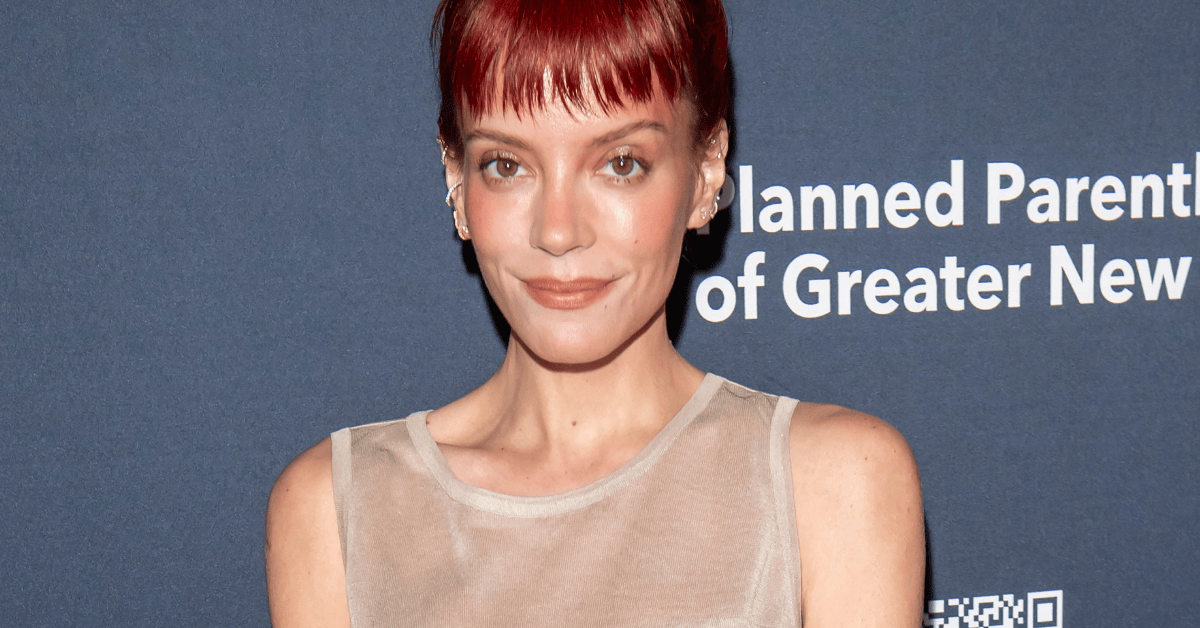 image of Lily Allen is allegedly moving on from her ex.