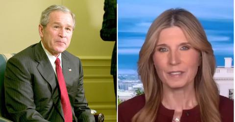 split of George W. Bush, Nicolle Wallace.