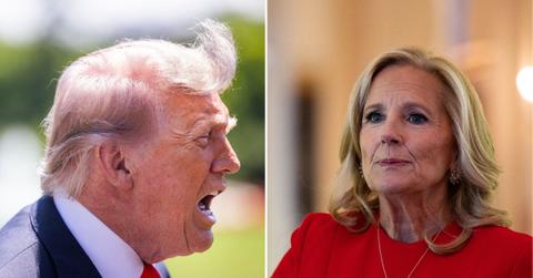 Donald Trump,Jill Biden