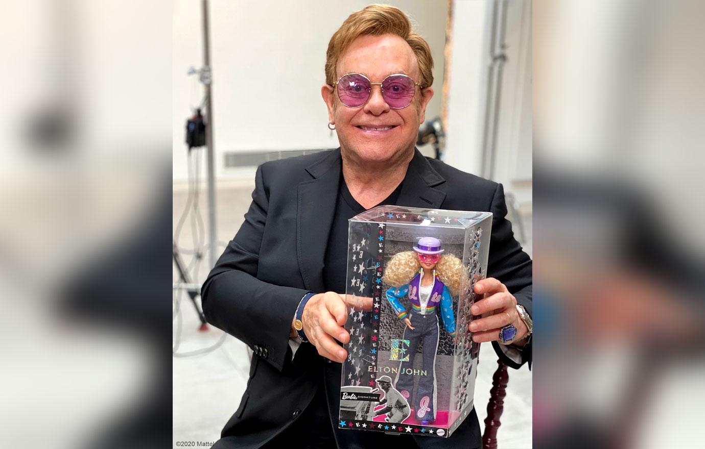 Elton John gets a Barbie doll