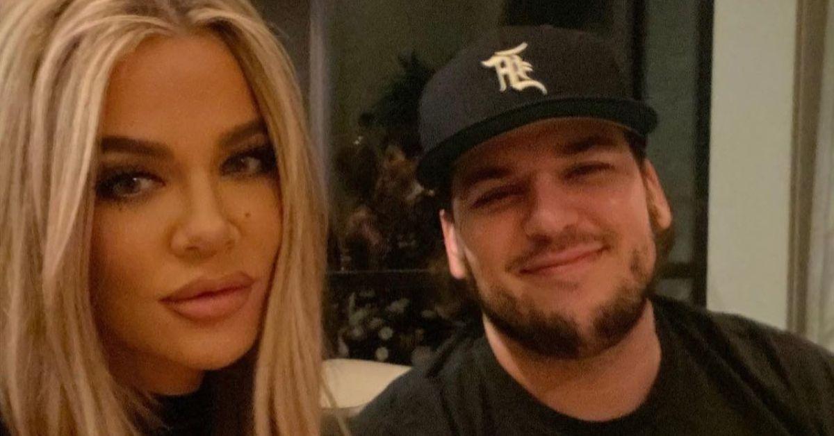 Photo of Khloé Kardashian and Robert Kardashian.