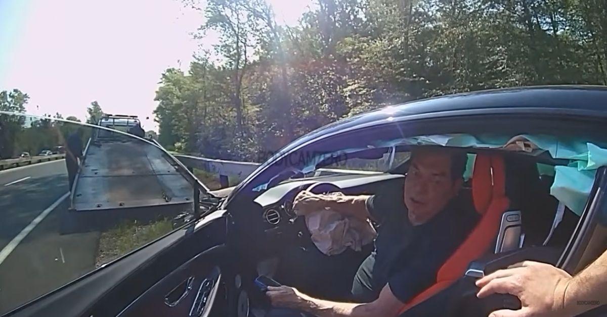 image of Barbara Doran was driving the BMW.