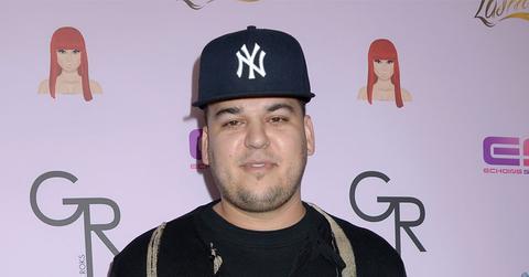 Rob Kardashian Yankees Hat On Red Carpet Weight Loss