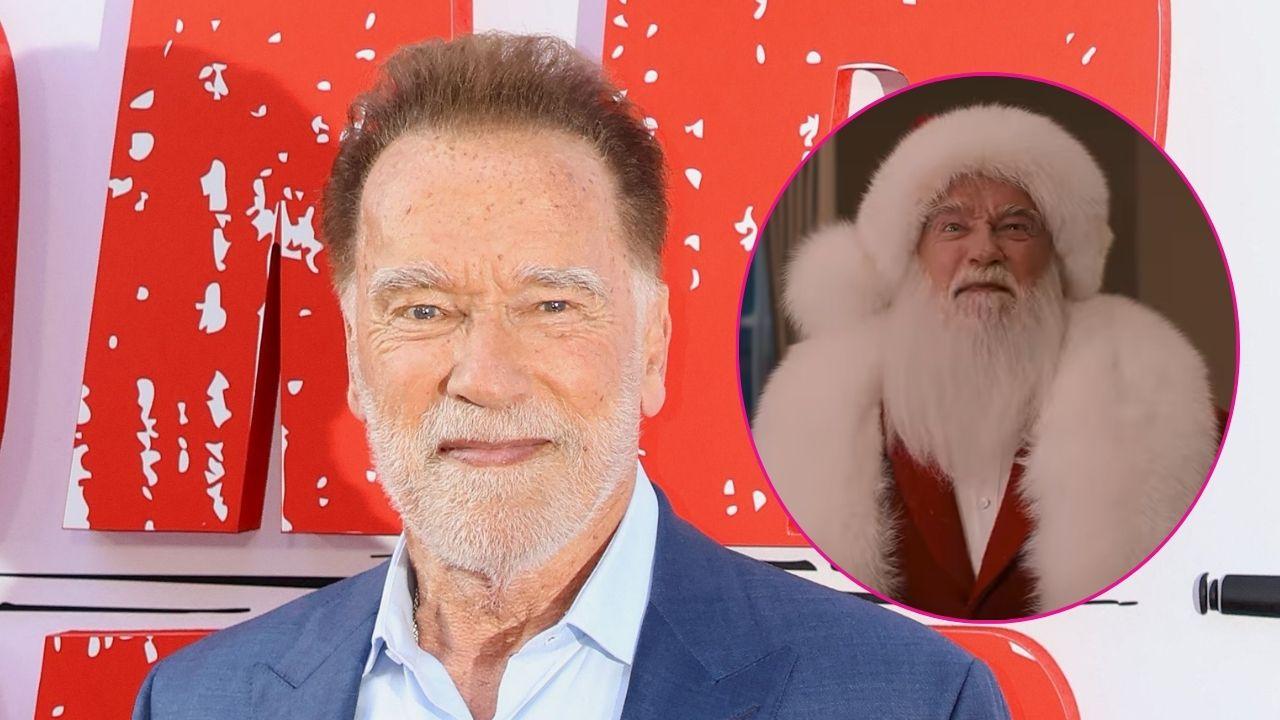 Split photo of Arnold Schwarzenegger