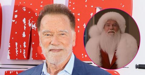 Split photo of Arnold Schwarzenegger