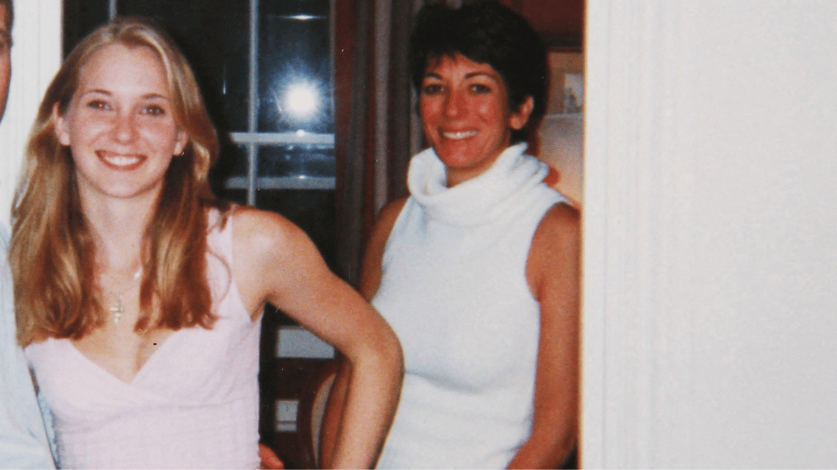 Photo of Trafficking victim Virginia Giuffre was recruited by Ghislaine Maxwell.