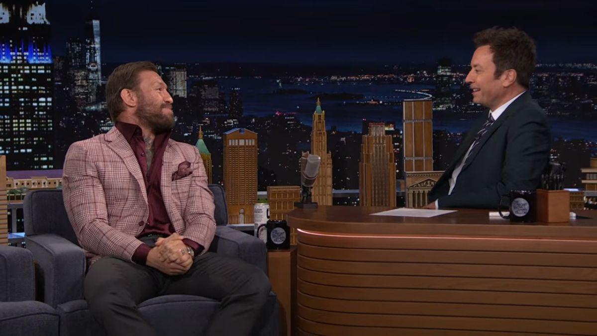 Photo of Conor McGregor appeared on 'The Tonight Show Starring Jimmy Fallon' on June 17.