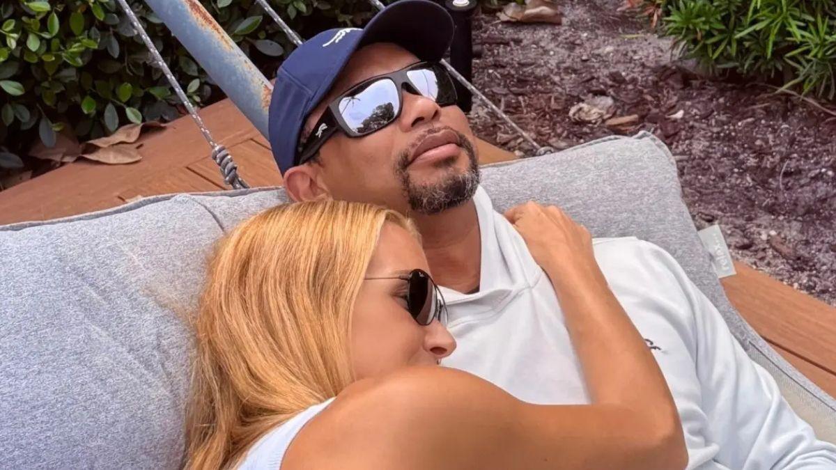 image of tiger woods and Vanessa trump