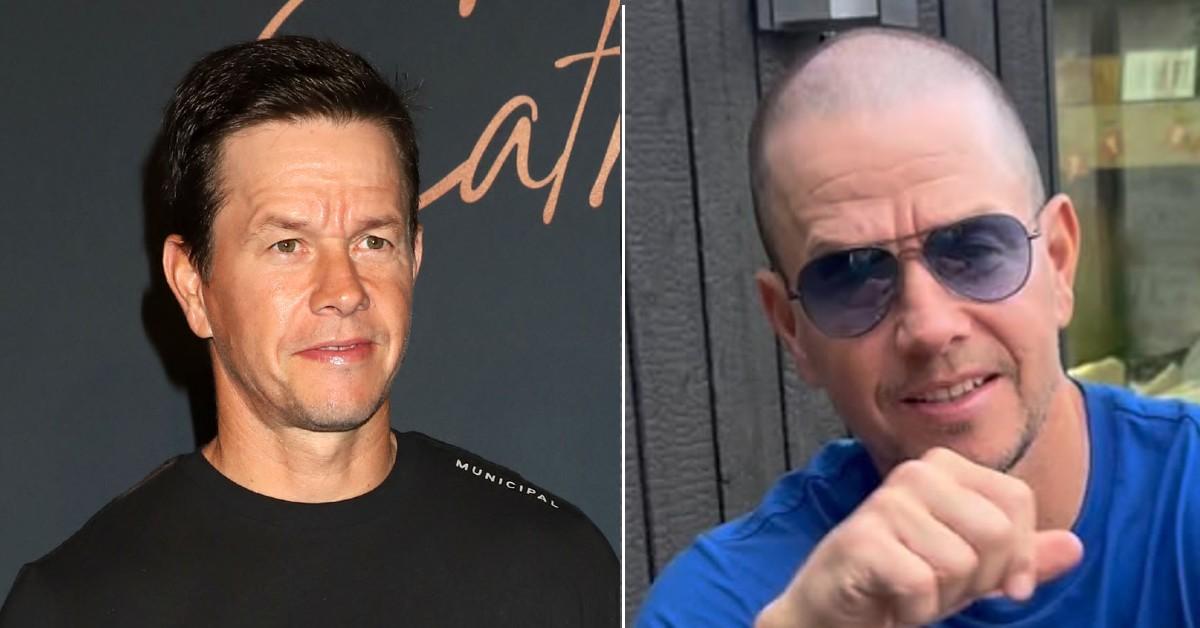 Mark Wahlberg Shows Off Buzz Cut While Promoting Tequila: Photos