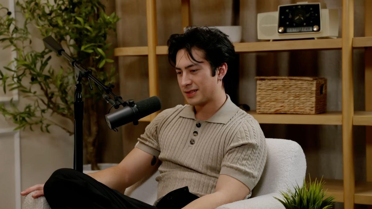 Image of Hudson Williams guest-starred on Evan Ross Katz's podcast.