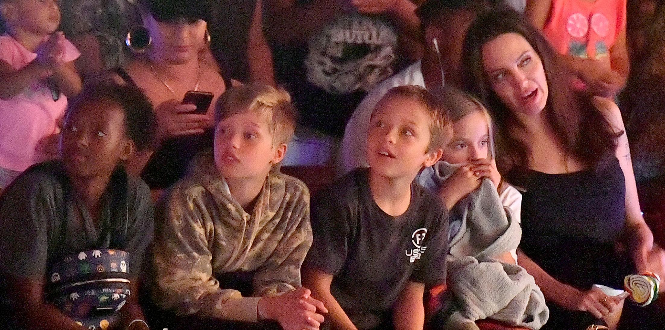 Angelina Jolie Kids Disneyland Photos Long