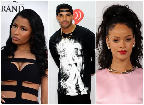 Nicki Minaj, Drake, Rihanna