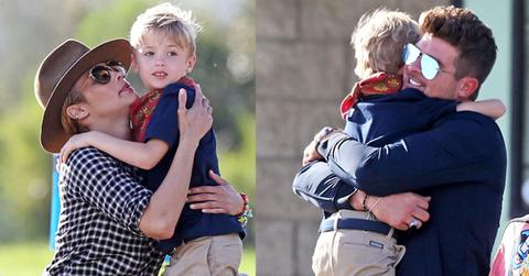 Robin thicke reunited son julian thicke spanking scandal 09