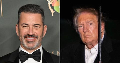 Photo of Jimmy Kimmel and Donald Trump.