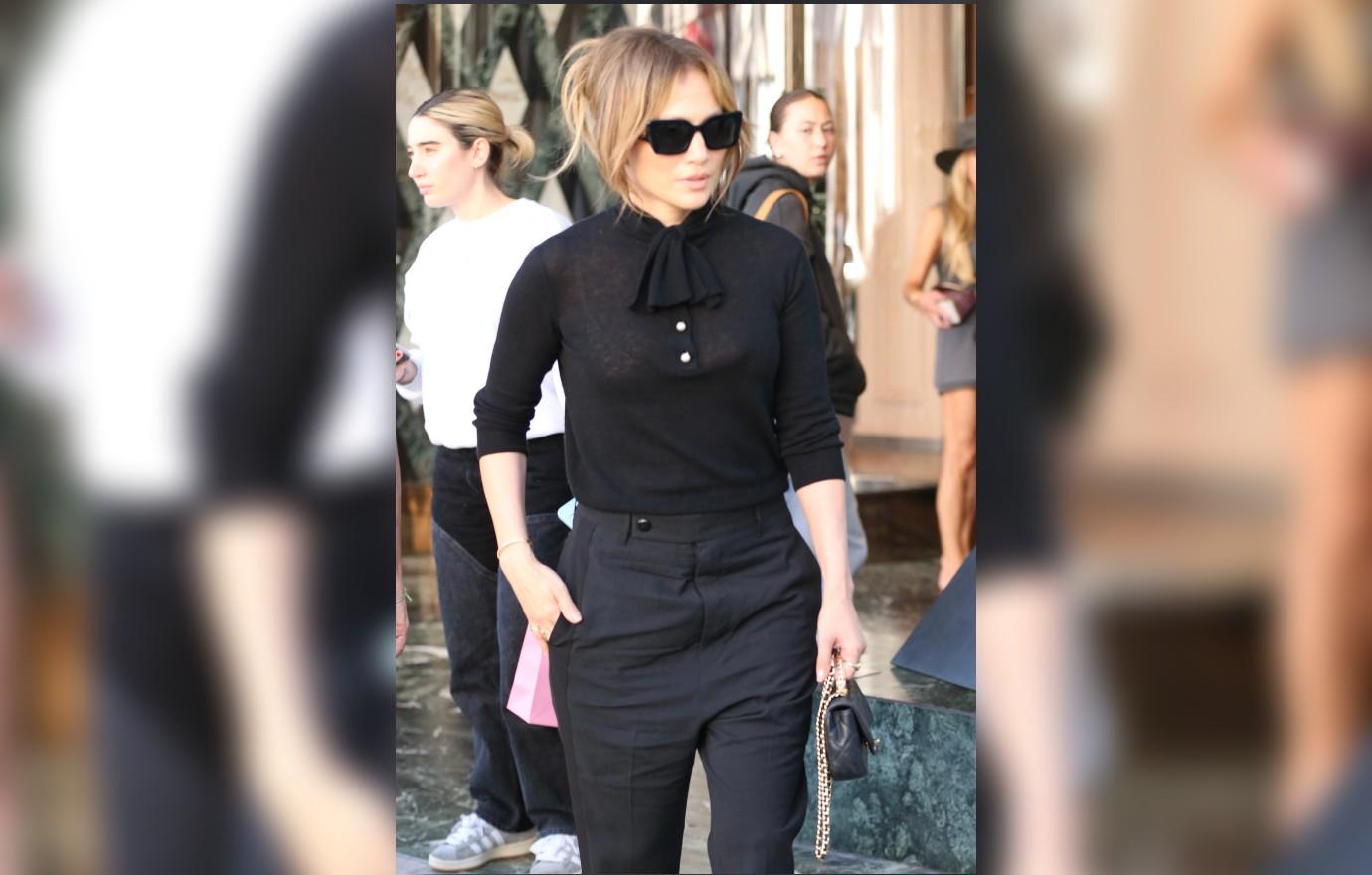 jennifer lopez out and about in la