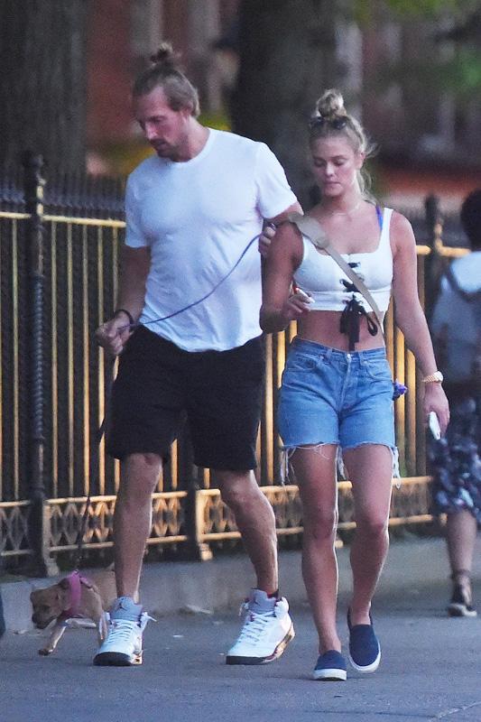 Nina Agdal Strolls With Mystery Man After Her Breakup From Leo DiCaprio