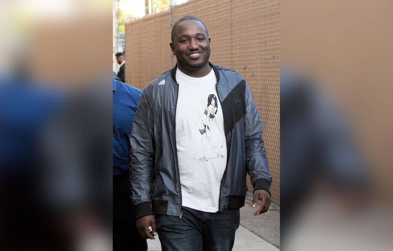 Stand up comedian Hannibal Buress arrives at Jimmy Kimmel Live!