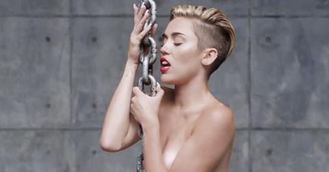 Miley cyrus naked wrecking ball